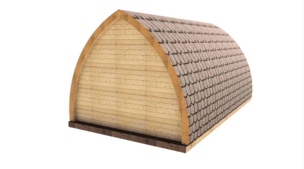 UBJ-005 Small Cabin Kit Home (194 sq ft)
