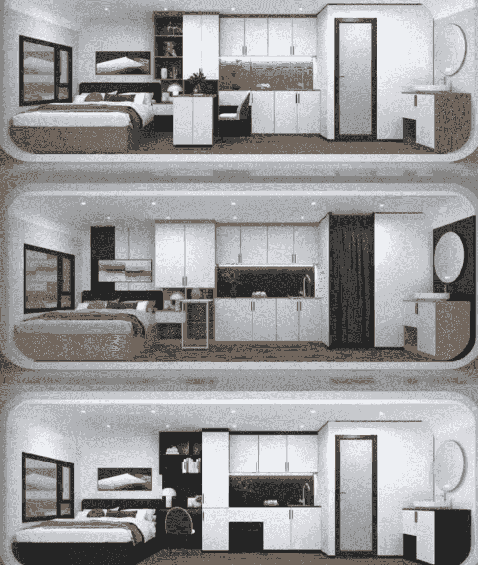GW-170 Cabin with Bathroom And Kitchen (137sqft)