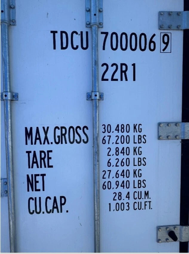 Thermo King Refrigerator Container – 20′ 2021 Reefer 